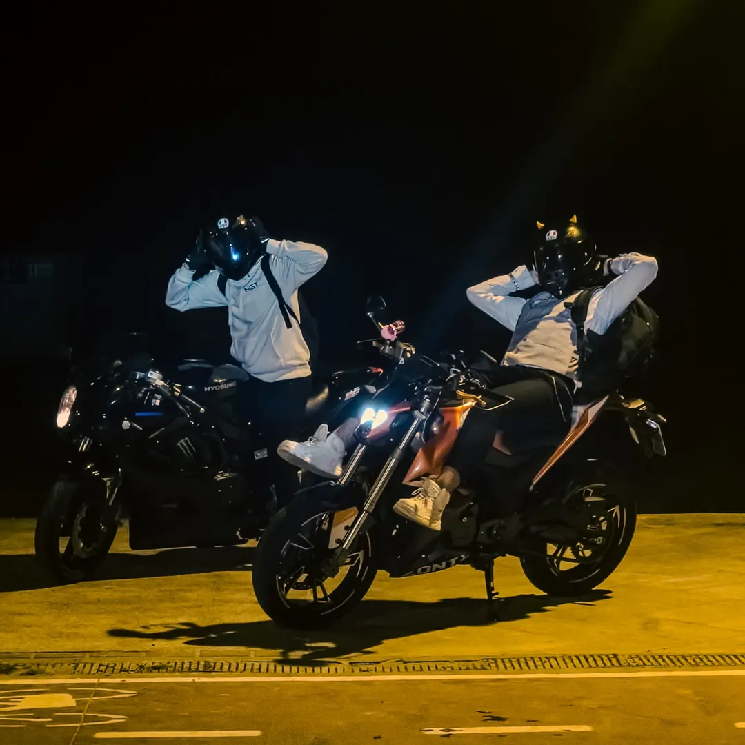 Ruta en moto del grupo